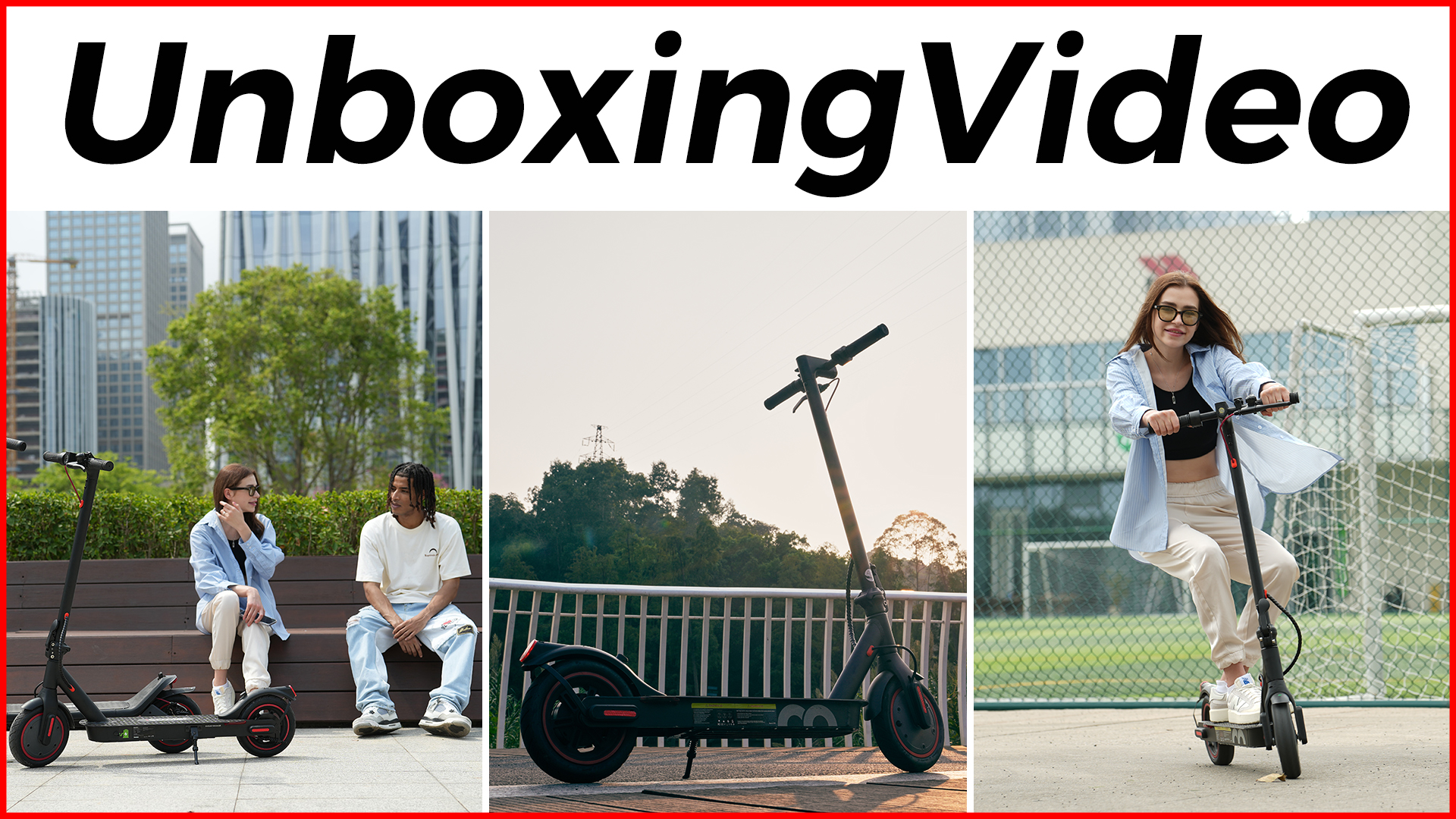 thumbnail video image 2 of Electric Scooter for Adults Teen,350W Motor, Max 29km/h & 34KM,Commuting Foldable Escooter, 2 of 9