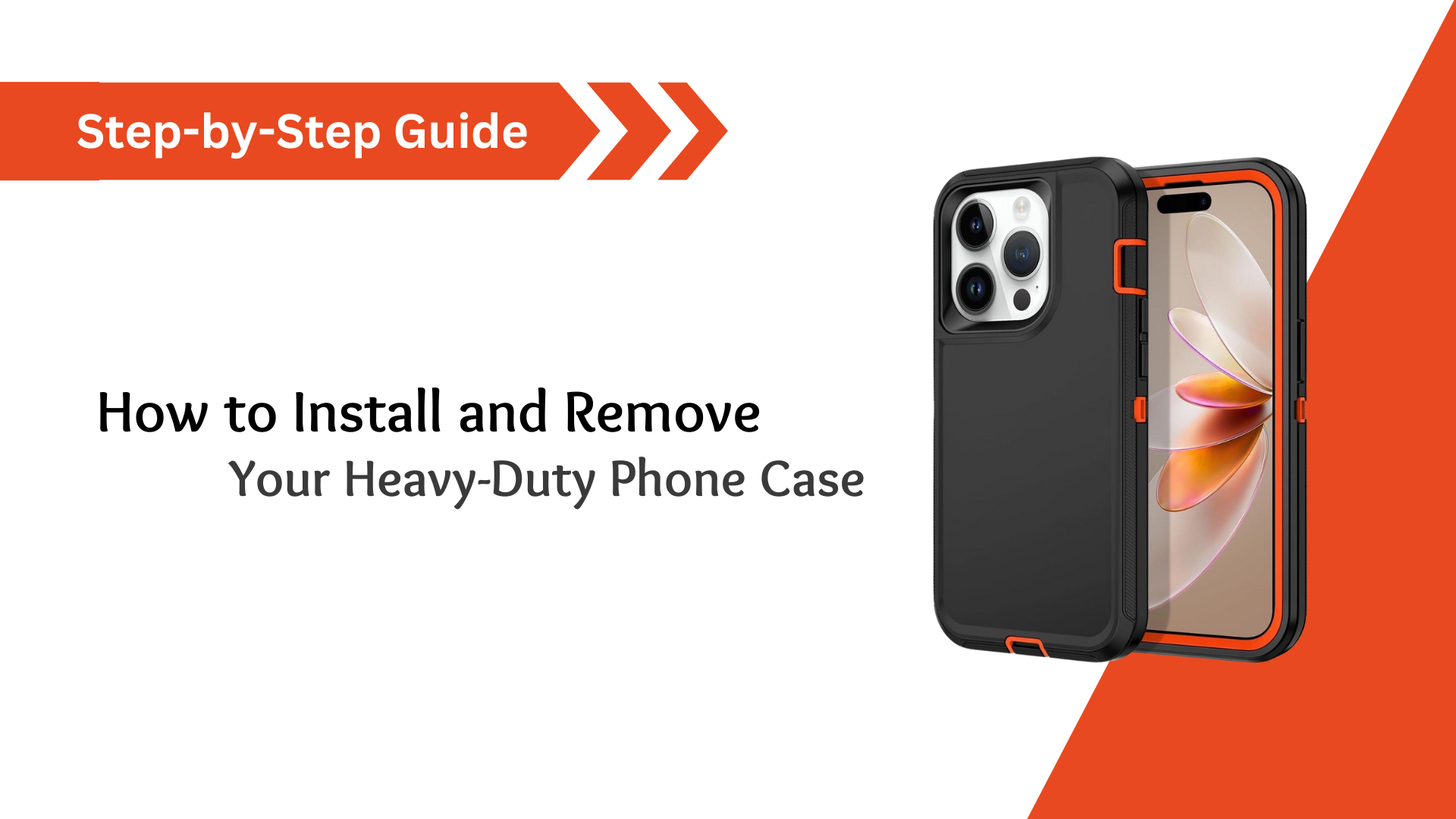 thumbnail video image 2 of Google Pixel 7 Heavy Duty Case {Shock Proof,Shatter Resistant, Protective Rubber with 3 Layer Shell Case Compatible for Google Pixel 7, 2022 Release} Colour Black, 2 of 8