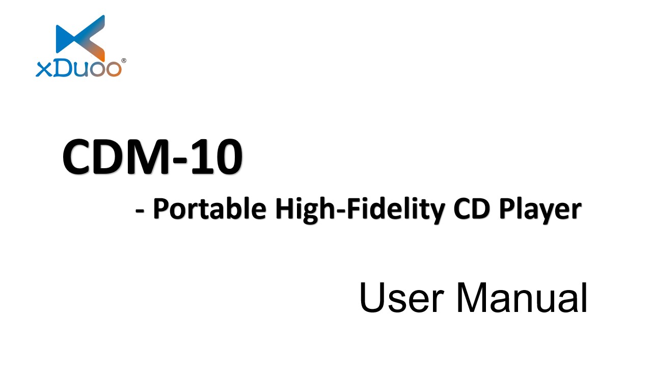 thumbnail video image 2 of xDuoo CDM-10 3-Channel Headphone Amplifier and CD Player combo, Portable with Hi-Fi Tubes, Connects to PC/Tablet/Phone, 2 of 11