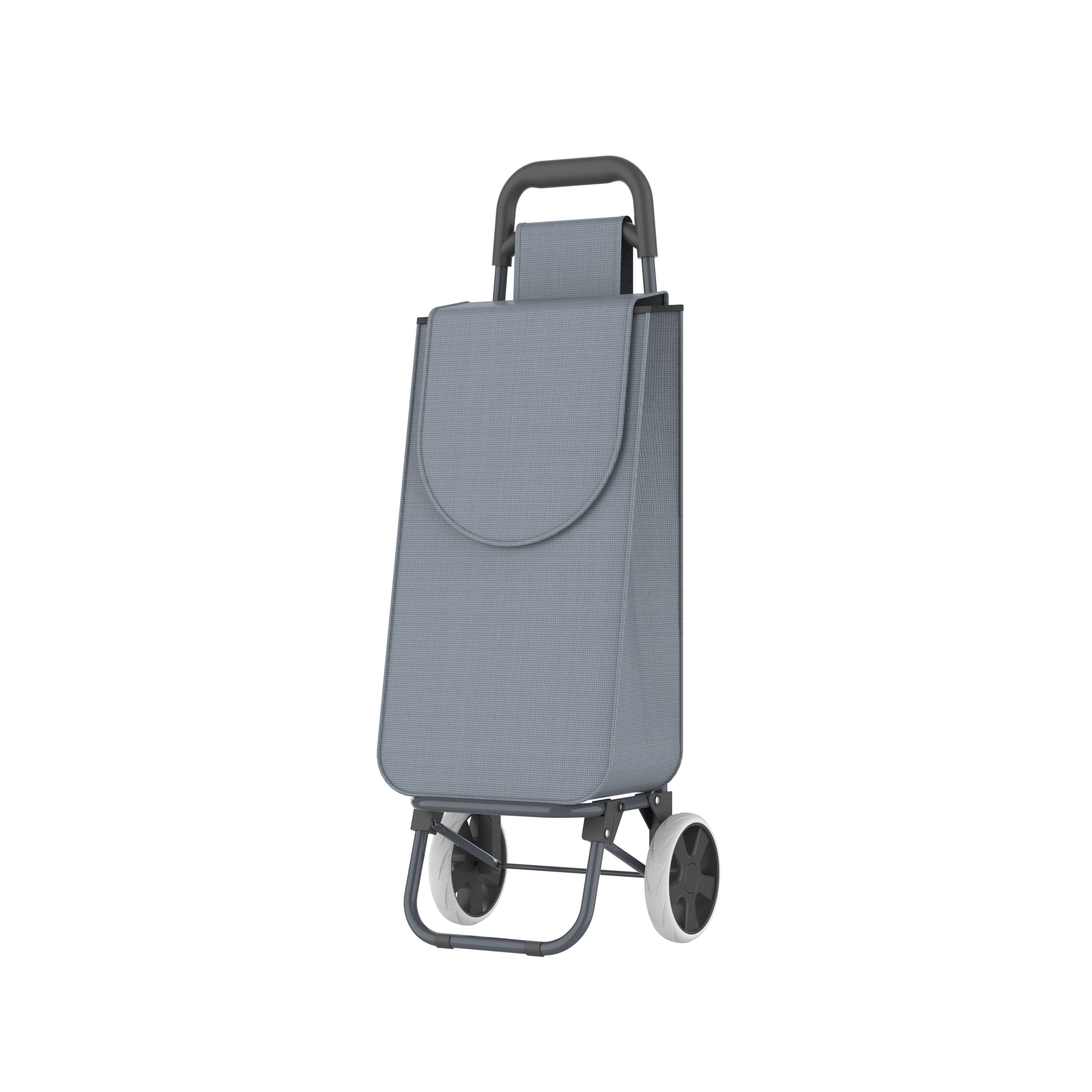 Mainstays 1-Compartment Shopping Cart, Metal Frame, Removable Bag